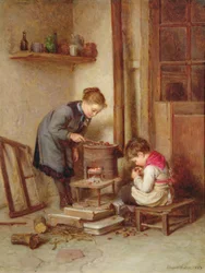 Kastanien rösten, 1882